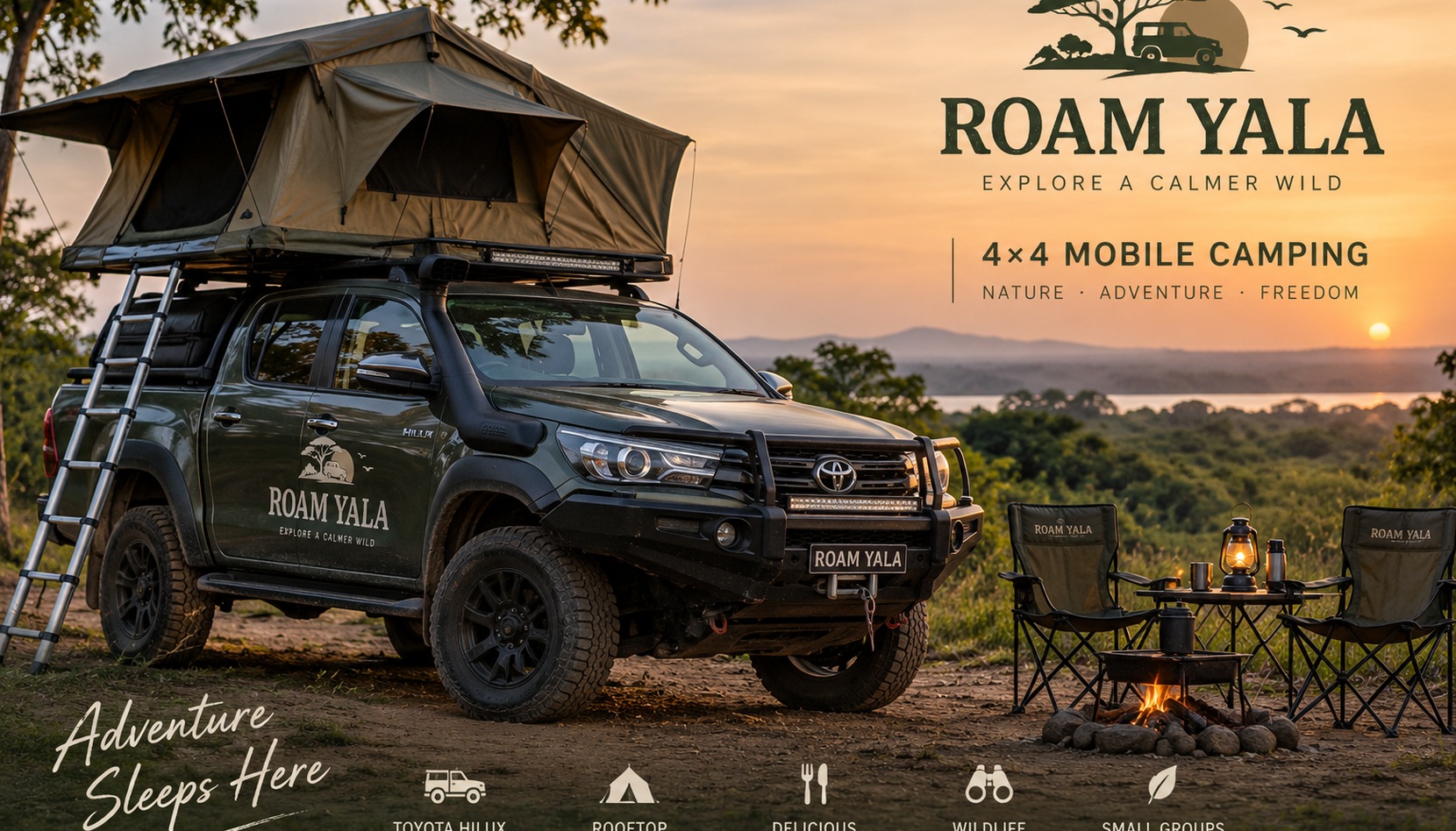 Roam Yala's premium 4×4 mobile camping adventure